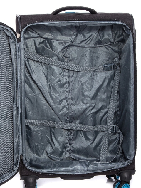 Чёрный чемодан Across (Across) - артикул: 0К-00000222 - ракурс 4