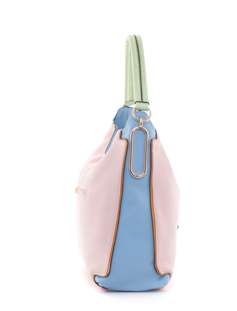 Розовая сумка мешок Fabbiano (Фаббиано) - артикул: К0000006940 - ракурс 2