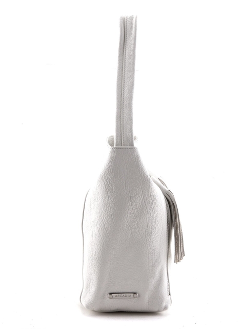 Белая сумка мешок Arcadia (Аркадия) - артикул: К0000028246 - ракурс 3