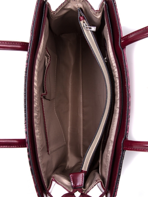 Бордовая сумка классическая Tosoco (Тосоко) - артикул: К0000032343 - ракурс 4