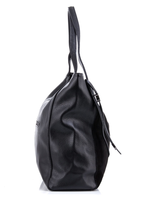 Чёрная сумка мешок Polina (Полина) - артикул: К0000032618 - ракурс 2