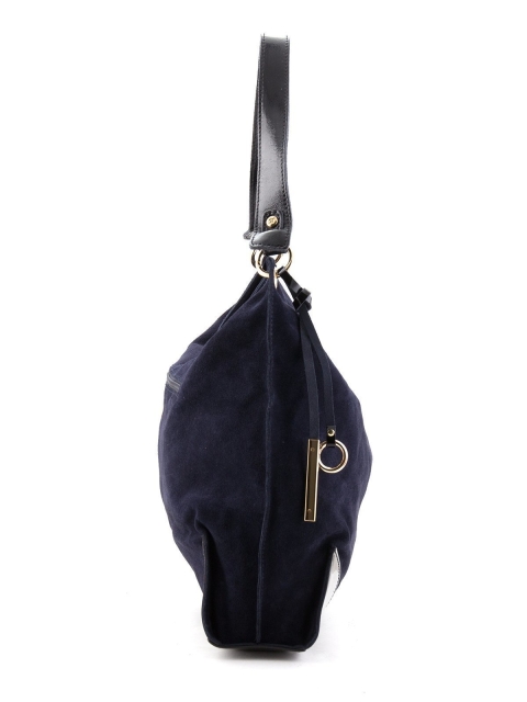 Синяя сумка мешок Polina (Полина) - артикул: К0000022675 - ракурс 2