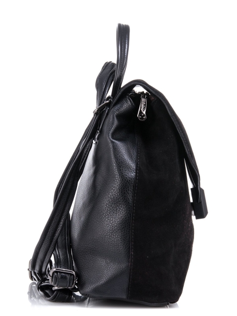 Чёрный рюкзак Polina (Полина) - артикул: К0000032620 - ракурс 2