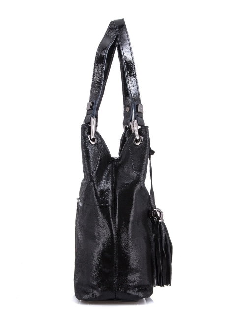 Чёрная сумка мешок Polina (Полина) - артикул: К0000034566 - ракурс 2