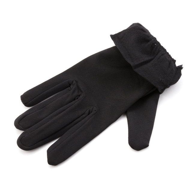 Чёрные перчатки Angelo Bianco (Анджело Бьянко) - артикул: К0000016490 - ракурс 2