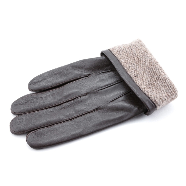 Коричневые перчатки () - артикул: 21028 - ракурс 2