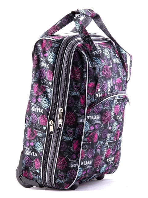 Фиолетовый чемодан Lbags (Эльбэгс) - артикул: К0000015893 - ракурс 1