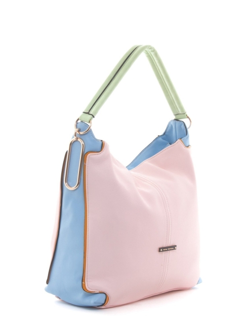 Розовая сумка мешок Fabbiano (Фаббиано) - артикул: К0000006940 - ракурс 1
