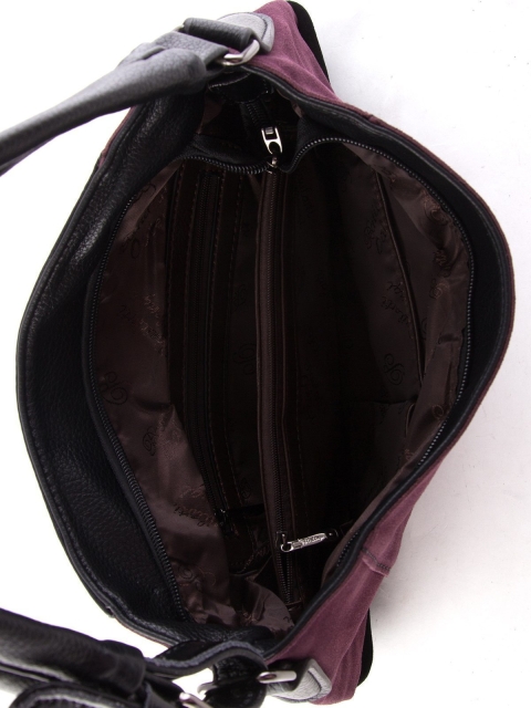 Фиолетовая сумка мешок Polina (Полина) - артикул: К0000023812 - ракурс 4