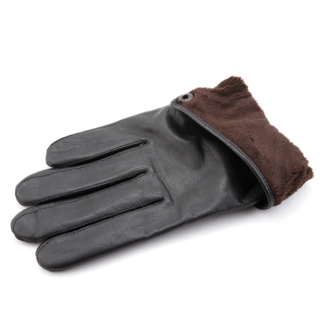 Чёрные перчатки Pittards (Питардс) - артикул: К0000014899 - ракурс 2