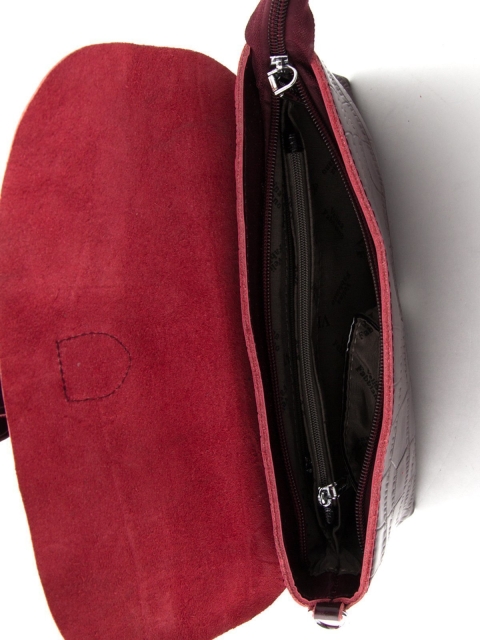 Бордовая сумка планшет Fabbiano (Фаббиано) - артикул: К0000021901 - ракурс 4