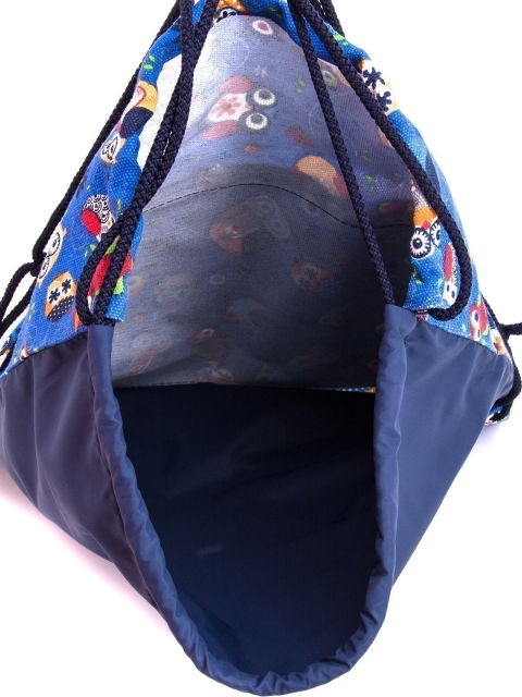 Синяя сумка мешок Lbags (Эльбэгс) - артикул: К0000032797 - ракурс 4