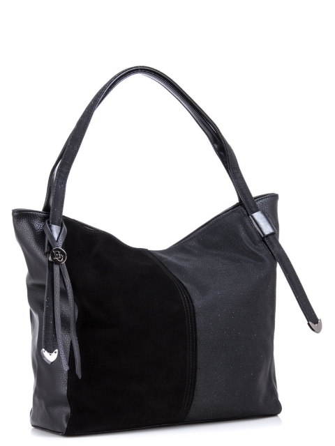 Чёрная сумка мешок Polina (Полина) - артикул: К0000032618 - ракурс 1