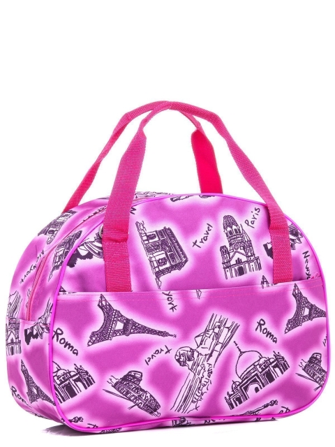 Розовая дорожная сумка Lbags (Эльбэгс) - артикул: К0000029826 - ракурс 1