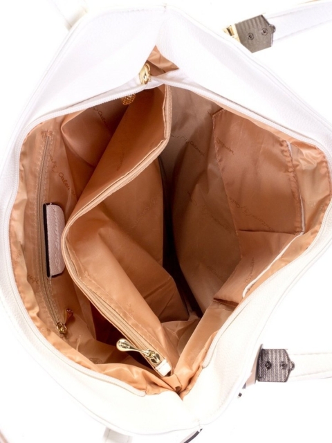 Белая сумка мешок Polina (Полина) - артикул: К0000017397 - ракурс 3