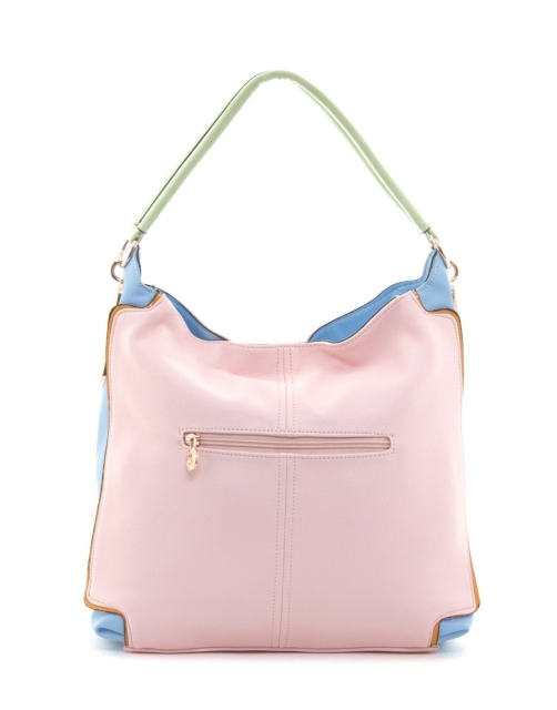 Розовая сумка мешок Fabbiano (Фаббиано) - артикул: К0000006940 - ракурс 3