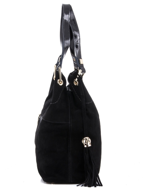 Чёрная сумка мешок Polina (Полина) - артикул: К0000034562 - ракурс 2