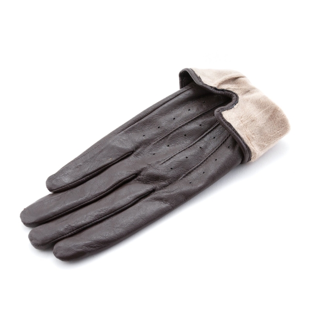 Коричневые перчатки Pittards (Питардс) - артикул: К0000013438 - ракурс 2