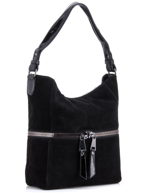 Чёрная сумка мешок Polina (Полина) - артикул: К0000032701 - ракурс 1