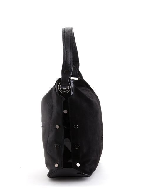 Чёрная сумка мешок Polina (Полина) - артикул: К0000023787 - ракурс 2