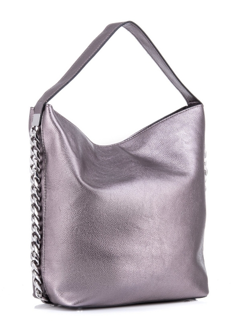 Серебряная сумка мешок Polina (Полина) - артикул: К0000032725 - ракурс 1
