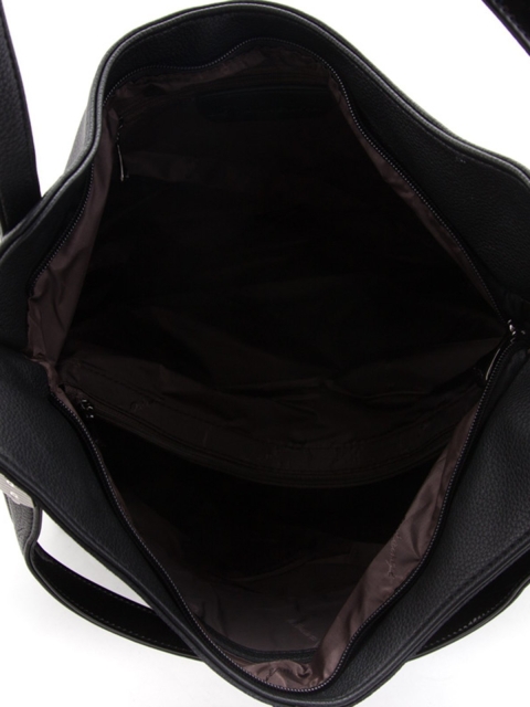 Чёрная сумка мешок Polina (Полина) - артикул: К0000023847 - ракурс 4