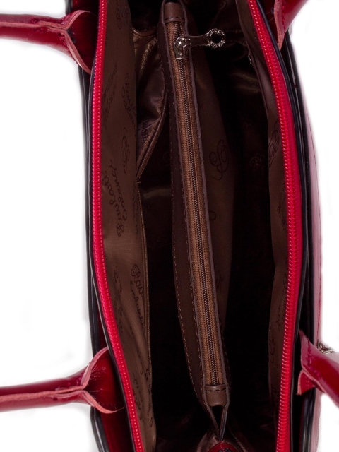 Красная сумка классическая Polina (Полина) - артикул: К0000017899 - ракурс 3