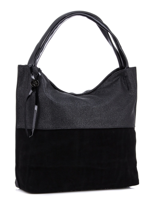 Чёрная сумка мешок Polina (Полина) - артикул: К0000034545 - ракурс 1