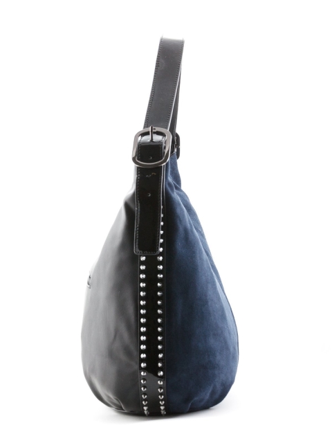 Синяя сумка мешок Fabbiano (Фаббиано) - артикул: К0000013750 - ракурс 2