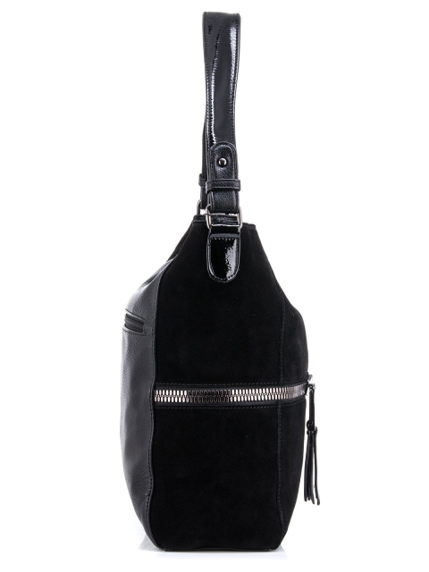 Чёрная сумка мешок Polina (Полина) - артикул: К0000032701 - ракурс 2