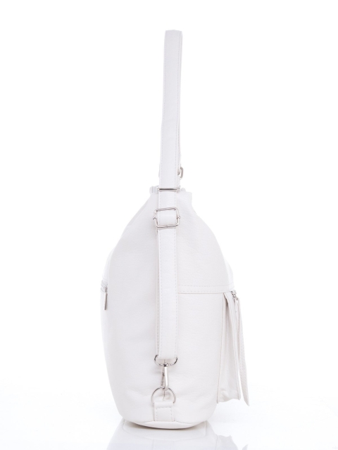 Белая сумка мешок S.Lavia (Славия) - артикул: 657 601 10 - ракурс 2