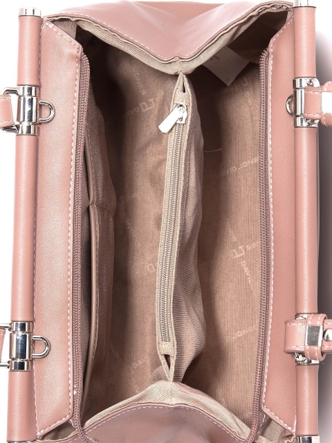 Розовая сумка классическая David Jones (Дэвид Джонс) - артикул: К0000033802 - ракурс 4