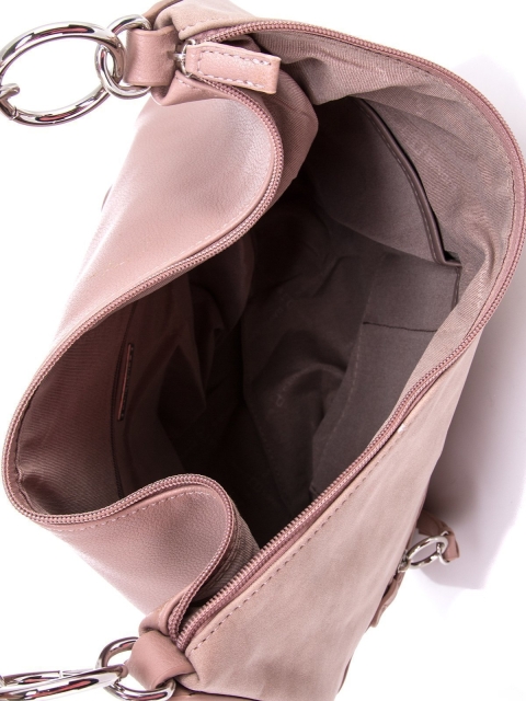 Розовая сумка мешок David Jones (Дэвид Джонс) - артикул: К0000028641 - ракурс 4