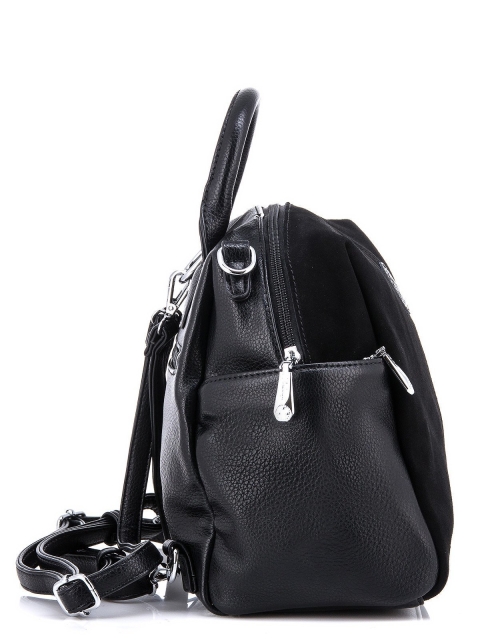 Чёрный рюкзак Polina (Полина) - артикул: К0000035559 - ракурс 2