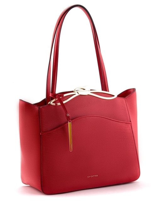 Красная сумка классическая Cromia (Кромиа) - артикул: К0000028507 - ракурс 2