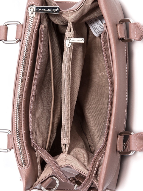 Розовая сумка классическая David Jones (Дэвид Джонс) - артикул: К0000034159 - ракурс 4