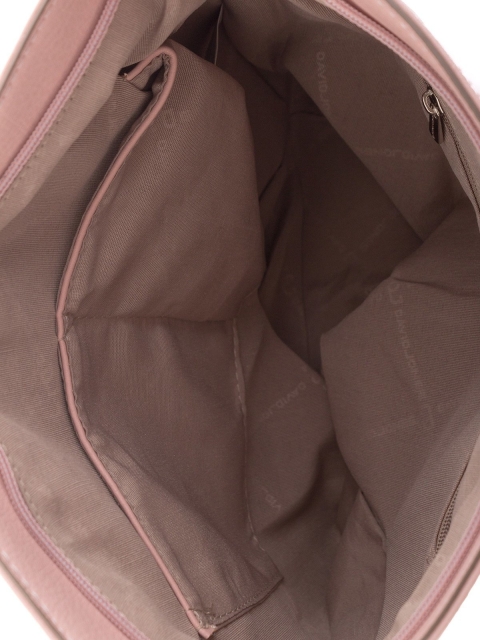Розовая сумка мешок David Jones (Дэвид Джонс) - артикул: К0000017598 - ракурс 3