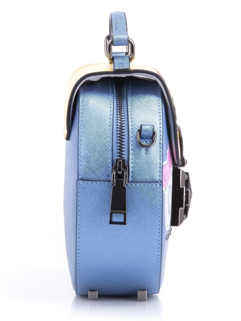 Голубая сумка планшет Cromia (Кромиа) - артикул: К0000032424 - ракурс 2