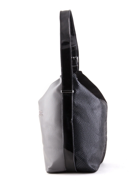 Чёрная сумка мешок Fabbiano (Фаббиано) - артикул: К0000024888 - ракурс 2