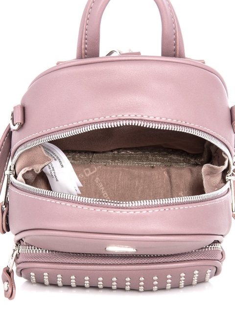 Розовый рюкзак David Jones (Дэвид Джонс) - артикул: К0000033922 - ракурс 4