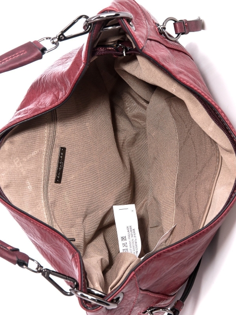 Бордовая сумка мешок David Jones (Дэвид Джонс) - артикул: К0000033917 - ракурс 4