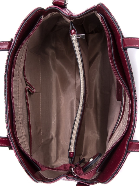 Бордовая сумка классическая Tosoco (Тосоко) - артикул: К0000032322 - ракурс 4