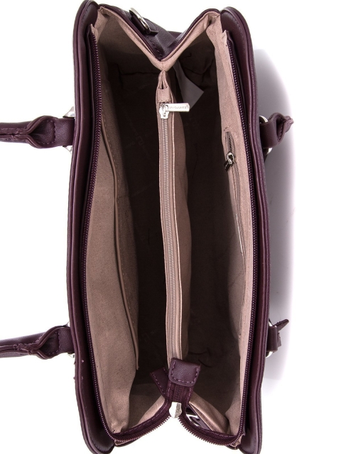 Фиолетовая сумка классическая David Jones (Дэвид Джонс) - артикул: К0000032669 - ракурс 4