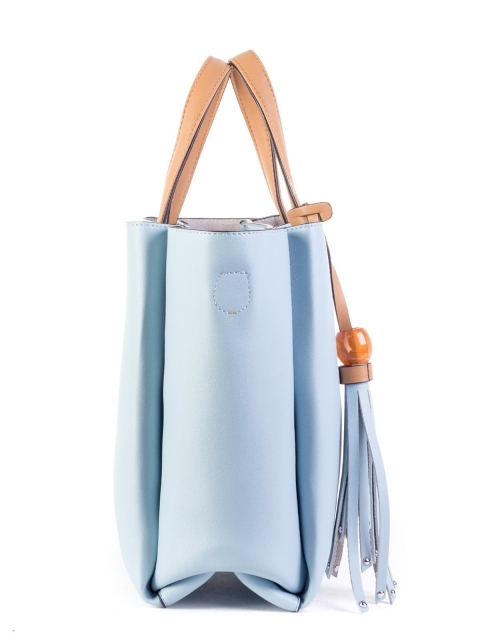 Голубая сумка классическая Polina (Полина) - артикул: К0000017256 - ракурс 2