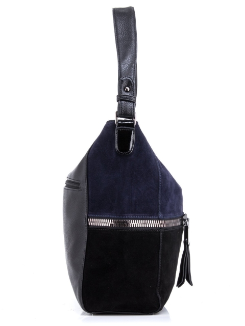 Синяя сумка мешок Polina (Полина) - артикул: К0000032700 - ракурс 2