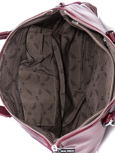 Бордовая сумка классическая Fabbiano (Фаббиано) - артикул: К0000035150 - ракурс 4