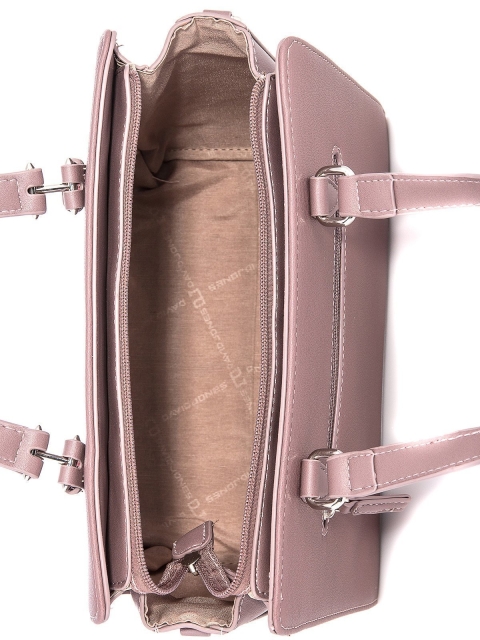 Розовая сумка классическая David Jones (Дэвид Джонс) - артикул: К0000034004 - ракурс 4