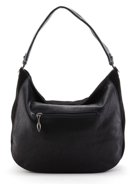 Чёрная сумка мешок Polina (Полина) - артикул: К0000023866 - ракурс 3