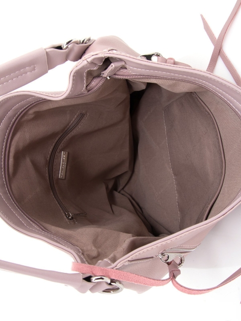 Розовая сумка мешок David Jones (Дэвид Джонс) - артикул: К0000028781 - ракурс 4