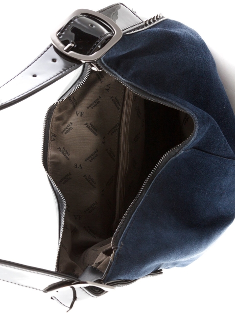 Синяя сумка мешок Fabbiano (Фаббиано) - артикул: К0000013750 - ракурс 4